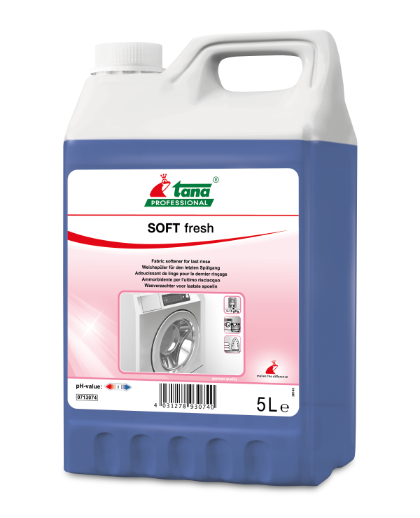 SOFT FRESH 5L ISSIAD GROSSISTE VENTE EN LIGNE FRANCE PRODUITS D'HYGIÈNE ET D'ENTRETIEN POUR PROFESSIONNELS - SOFT FRESH ADOUCISSANT TEXTILE