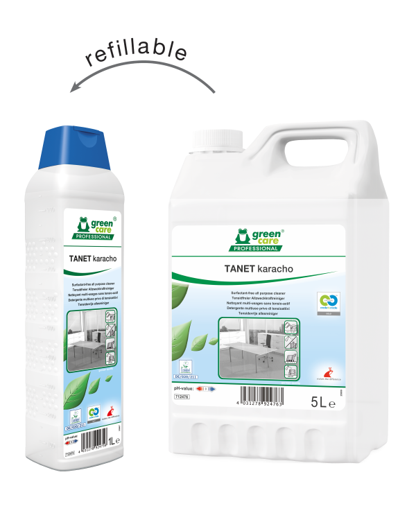 TANET KARACHO ISSIAD GROSSISTE VENTE EN LIGNE FRANCE PRODUITS D'HYGIÈNE ET D'ENTRETIEN POUR PROFESSIONNELS - TANET KARACHO GREEN CARE NETTOYANT MULTI-USAGES