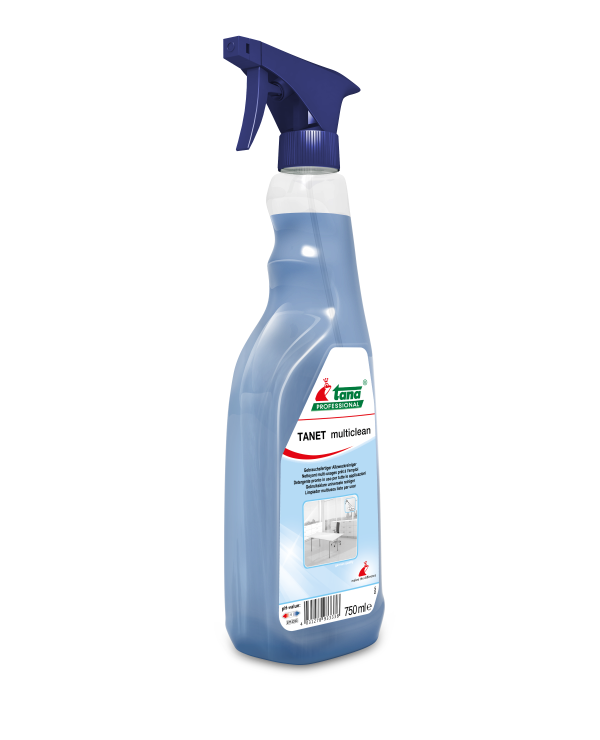 TANET MULTICLEAN 750ML ISSIAD GROSSISTE VENTE EN LIGNE FRANCE PRODUITS D'HYGIÈNE ET D'ENTRETIEN POUR PROFESSIONNELS - TANET MULTICLEAN NETTOYANT MULT-SURFACES 750 ML