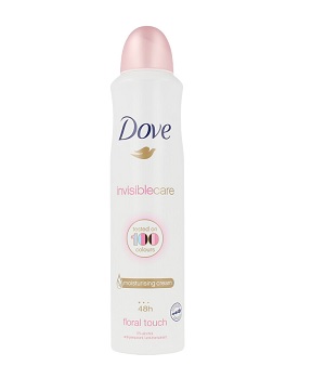 DOVE SPRAY INVISIBLE CARE 250 ML