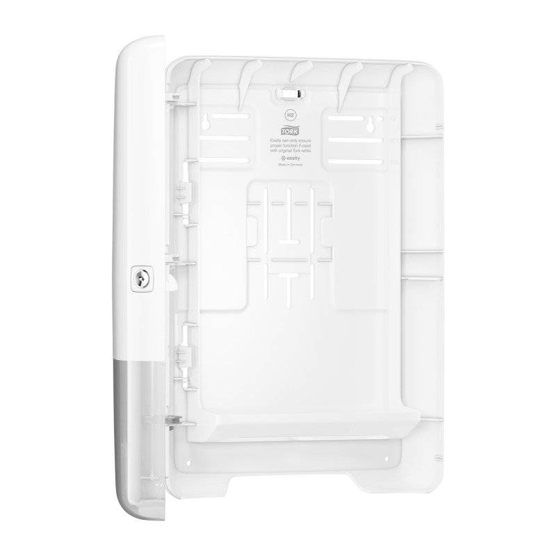 Distributeur essuie mains interfolies blanc 552000 ouvert