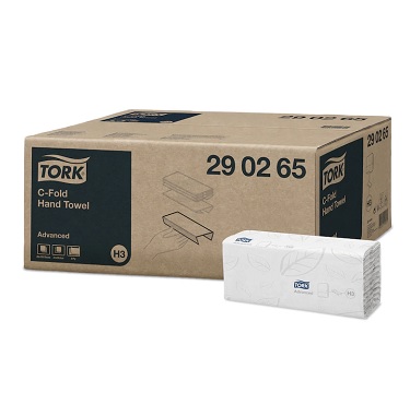 Essuie-mains pliés en C H3 290265 carton pour distributeur Tork France Essuie-mains-plies-en-C-H3-290265-carton-pour-distributeur-Tork-France