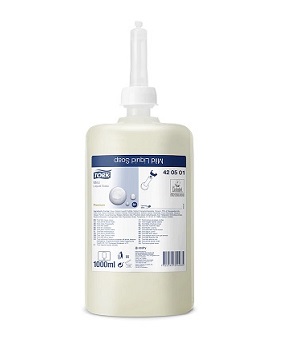 Savon liquide doux S1 420501 pour distributeur de savon Tork Issiad France Savon-liquide-doux-S1-420501-pour-distributeur-de-savon-Tork-Issiad-France