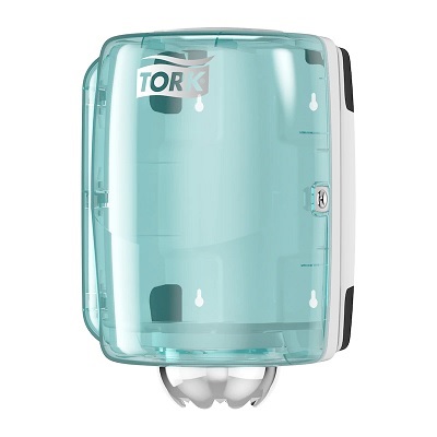 Distributeur Rouleau à dévidage central 659000 Turquoise Tork Issiad France Distributeur-Rouleau-a-devidage-central-659000-Turquoise-Tork-Issiad-France