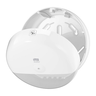 Distributeur papier toilette SmartOne blanc 680000 ouvert