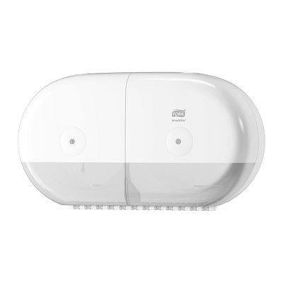 Distributeur papier toilette SmartOne double blanc 682000 Distributeur-papier-toilette-SmartOne-double-blanc-682000
