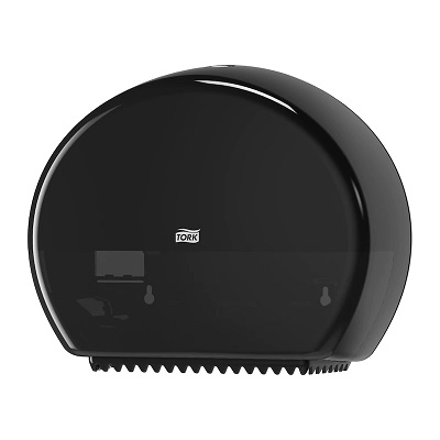 Distributeur papier toilette jumbo mini systeme noir 555008