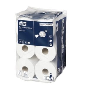 SmartOne®-Mini-Papier-toilette-rouleau-T9-472193-pour-distributeur-Tork-Issiad-France