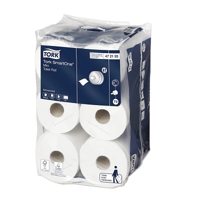 SmartOne® Mini Papier toilette rouleau T9 472193 pour distributeur Tork Issiad France SmartOne®-Mini-Papier-toilette-rouleau-T9-472193-pour-distributeur-Tork-Issiad-France