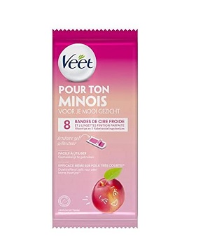 Veet bandes de cire pour visage