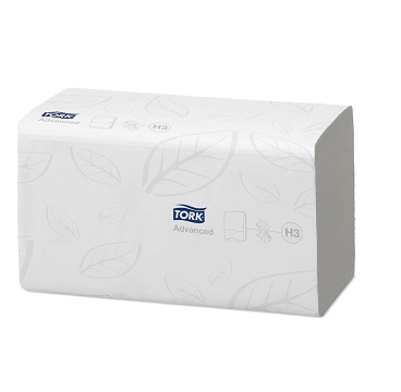 Essuie-Mains pliés en V Advanced 290163 Tork Issiad France Essuie-Mains-plies-en-V-Advanced-290163-Tork-Issiad-France